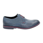 Quilted Panel Lace-Up Derby // Dark Blue (Euro: 40)