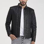 Eli Leather Jacket // Black (M)