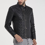 Eli Leather Jacket // Black (L)