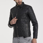 Eli Leather Jacket // Black (L)