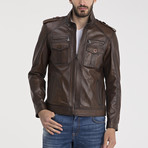 John Leather Jacket // Chestnut (L)