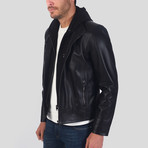 Aiden Leather Jacket // Black (3XL)