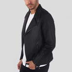 David Leather Jacket // Brown Tafta (3XL)