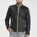 Bobby Leather Jacket // Black (XL)