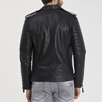 Beckett Leather Jacket // Black (L)