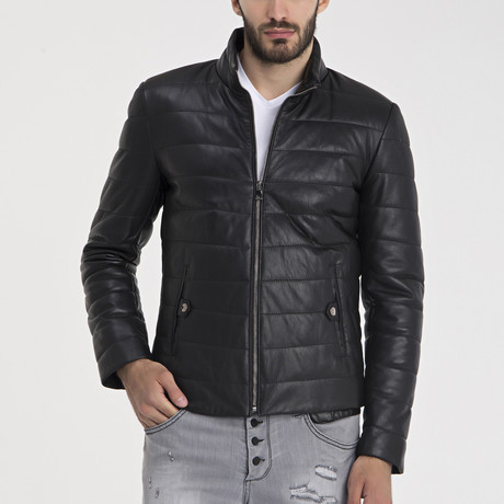 Arris Leather Jacket // Black (2XL)