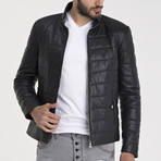 Arris Leather Jacket // Black (XL)