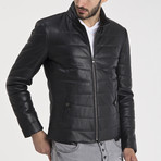 Arris Leather Jacket // Black (3XL)