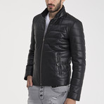 Arris Leather Jacket // Black (XL)