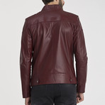 Zeil Leather Jacket // Bordeaux (2XL)