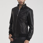 Tomas Leather Jacket // Black (XL)