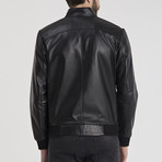 Tomas Leather Jacket // Black (L)