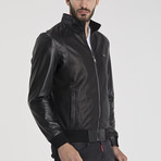 Tomas Leather Jacket // Black (3XL)