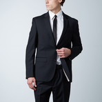 Wool Suit Slim // Black (US: 38R)