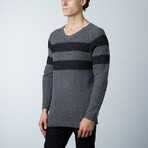 Olly Sweater Round Collar // Med Melange (2XL)