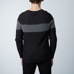 Jax Round Collar Sweater // Black (M)