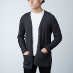 Kremzy Round Collar Sweater // Dark Melange (M)