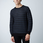 Lanton Round Collar Raglan Sweater // Black (M)