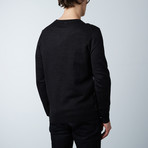 Frederick Round Collar Sweater // Black (XL)