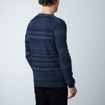 Clement Round Collar Sweater // Loud Blue (S)