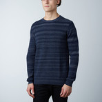 Clement Round Collar Sweater // Loud Blue (S)