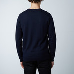 Winton Round Collar Sweater // Loud Blue (2XL)