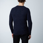 Karsson Round Neck Collar Sweater // Soft Blue (2XL)