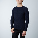 Karsson Round Neck Collar Sweater // Soft Blue (XL)