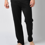 Knit Cotton Sleep Pants // Black (S)