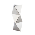 Geometric Shapes Vase // Stainless Steel