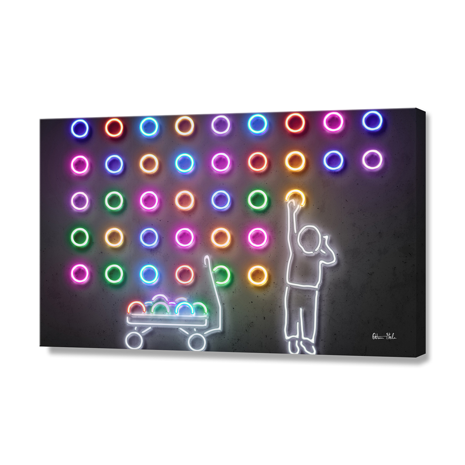 Octavian Mielu Neon Canvas Prints Touch Of Modern