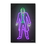 Joker Neon // Stretched Canvas (16"W x 24"H x 1.5"D)