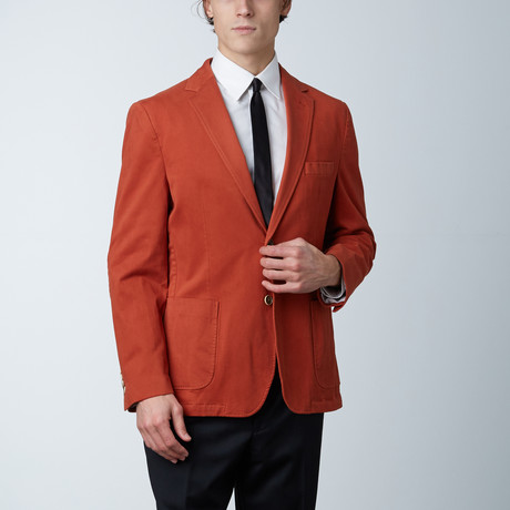 Cotton Soft Sport Coat // Orange (US: 38R)