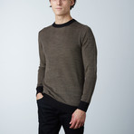 Swinton Round Collar Sweater // Wood (L)
