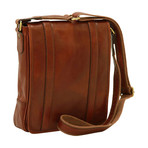 Toscana Collection // Soft Calfskin Leather Satchel Bag (Gold)