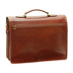 Toscana Collection // Leather Laptop Briefcase