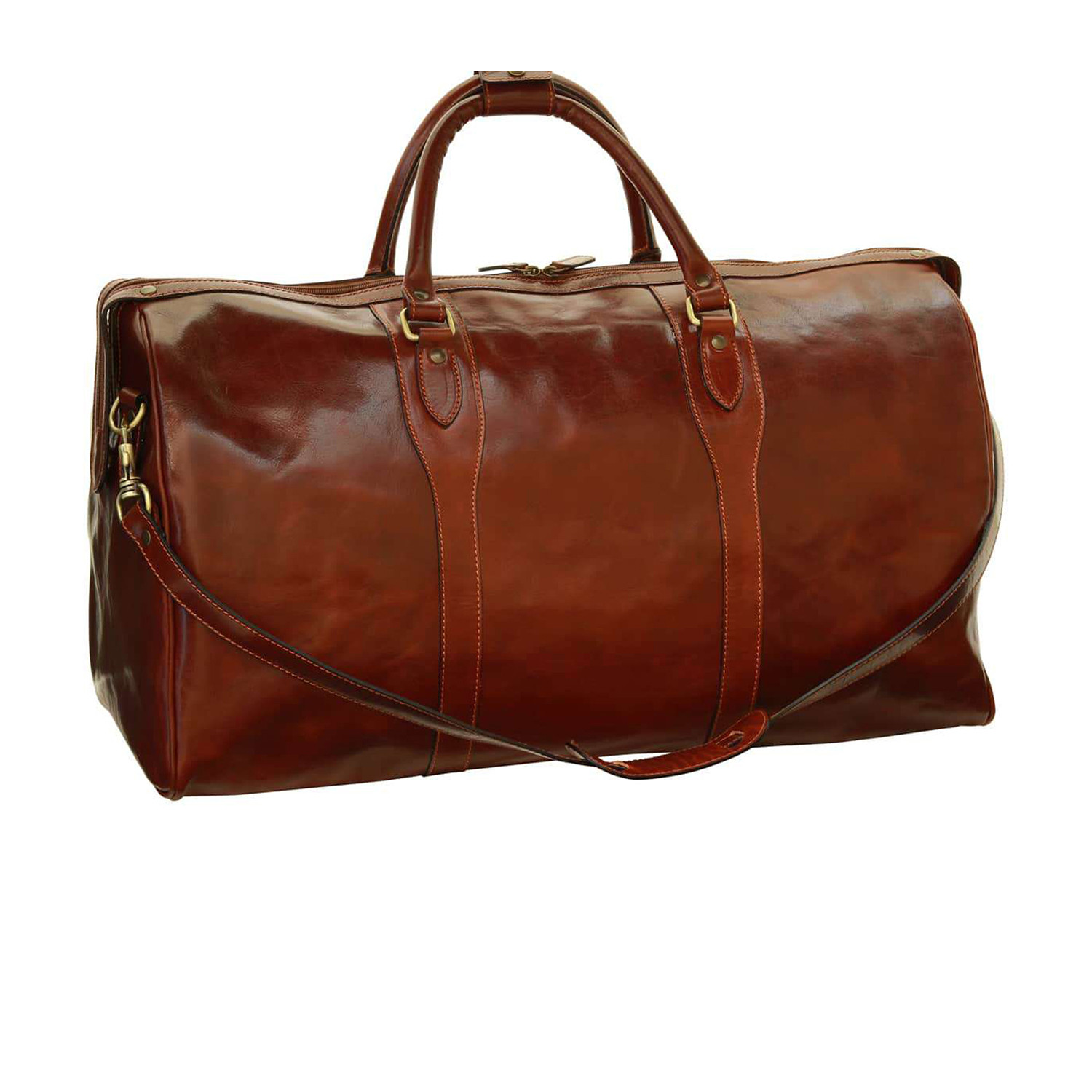 Toscana Collection // Leather Travel Duffel Bag - Old Angler Firenze ...