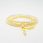 Jean Claude Jewelry // Spiritual Resin Bead Multi-Wrap Bracelet // Yellow
