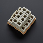 1:12 Scale Mini Cinder Blocks + 2 Pallets