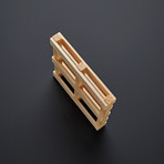 Mini Pine Pallet Coaster // 5PK // Set of 2