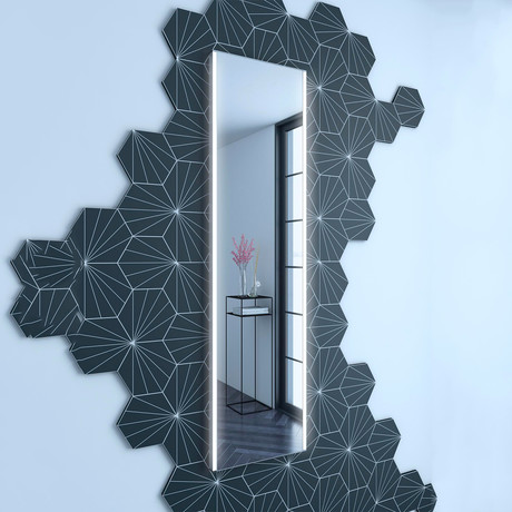 Vera // LED Freestanding Wall Mirror