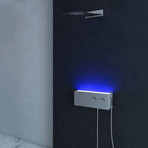 Mia Thermostatic // LED Shower Panel (Chrome)
