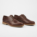 Rive Casual Plain Toe Lace-Up // Brown (US: 8)