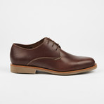 Rive Casual Plain Toe Lace-Up // Brown (US: 8.5)