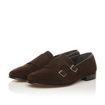 Double Monk Strap Loafer // Dark Brown (Euro: 39)