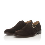 Single Monk Strap Dress Shoe // Dark Brown (Euro: 45)