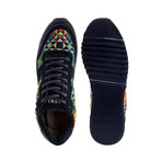 Optical Illusion Sneaker // Blue + Green (US: 7)