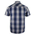 Button-Up Shirt // Steel Blue (L)