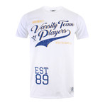 Varsity Tee // White (XL)