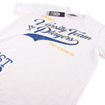 Varsity Tee // White (L)